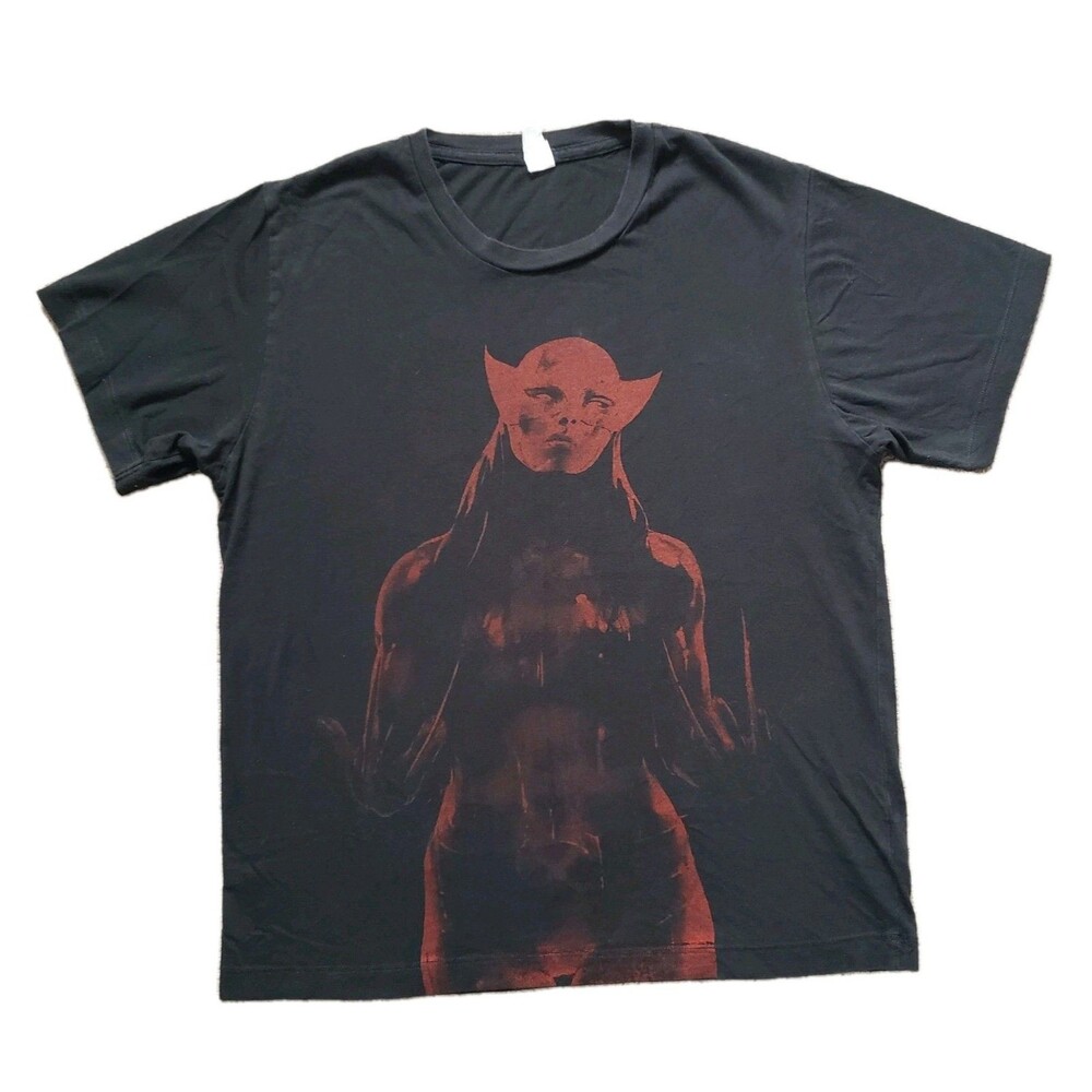 Keron Grant X23 Wolverine Size Medium Egyptian Cotton Mens Black T-Shirt Rare